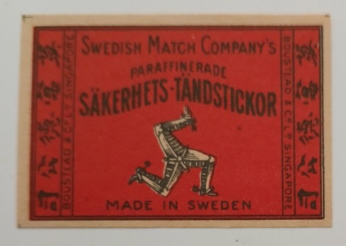 Old matchbox label - old,