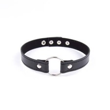 Press Stud Faux Leather Fetish