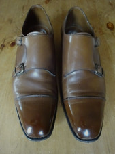 Edward Green Shoes WESTMINSTER Antique Dark Oak Calfskin UK 10.5 WIDE fit £1250