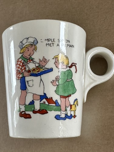 Vintage nursery rhyme - nursery, cup