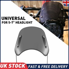 Universal Motorcycle Front Headlight Windshield Windscreen Screen Deflector New