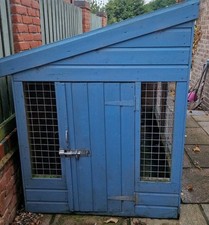 Dog Kennel And Run In Solid Wood In Great Preloved Condition And Working Order?