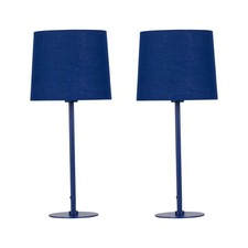 Modern Set of 2 Navy Blue 40cm