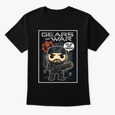 Gears of War Rev Up That Chainsaw Grey Comic Style Unisex Adults & Kids T-Shirt