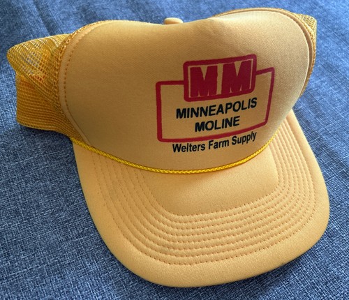Vintage minneapolis moline hat - vintage,