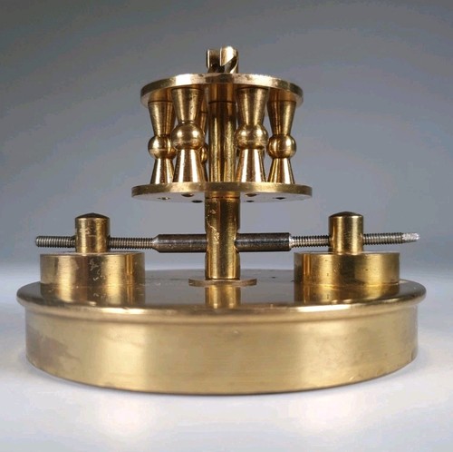 Vintage brass torsion clock - brass,