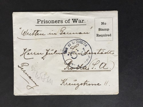 Prisoner war cover post - prisoner,