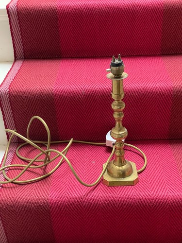 Vintage brass candlestick - vintage,