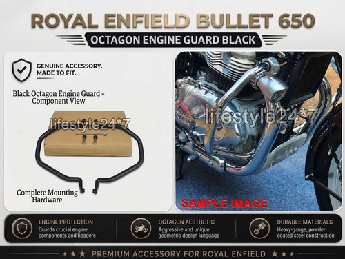 Octagon engine guard black - octagon,