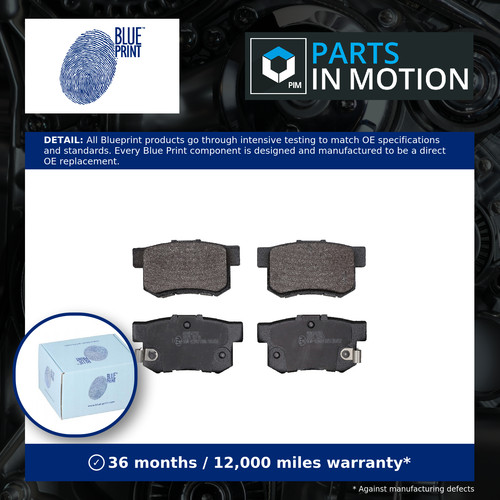Brake pads set - pads, honda