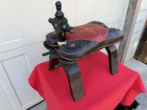 Vintage egyptian camel saddle - vintage,