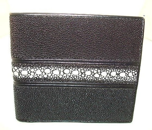 100 genuine black stingray - black,