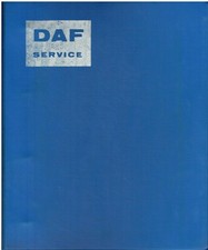 DAF 55 SALOON 1967-72 ORIGINAL FACTORY WORKSHOP MANUAL (GB NL D F E I TEXT)