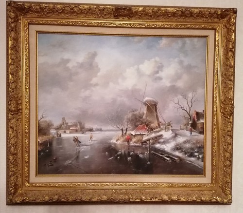 Large dutch winter scene - large,