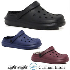 Ladies Fur Clogs Mules Slippers Nurse Garden Beach Sandals Hospital Rubber Shoes