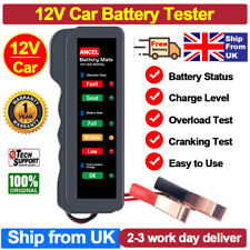 12V CAR BATTERY TESTER ALTERNATOR CHARGE STATUS OVERLOAD Health DIAGNOSTIC TOOL