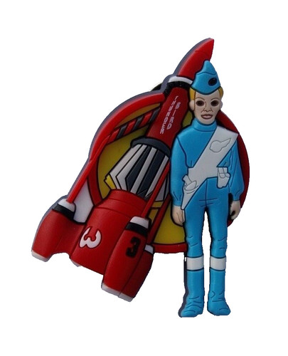 Thunderbirds pin badge - thunderbirds,