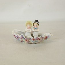 Antique CONTA & BOEHME German Porcelain Fairing Shell Bowl 19thC - EHB