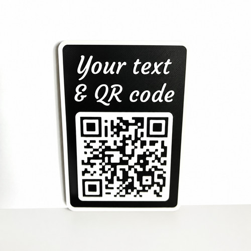 Personalised code sign - qr,