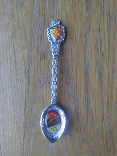 Vintage malta souvenir - malta, spoon