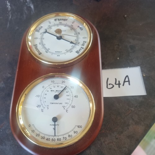 Widdop wooden barometer - wm.,