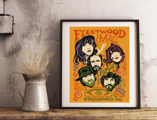 Fleetwood mac gloss print - fleetwood,