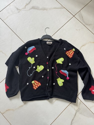 Vintage christmas cardigan - vintage,