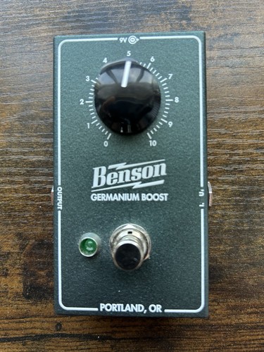 Benson amps germanium boost - benson,