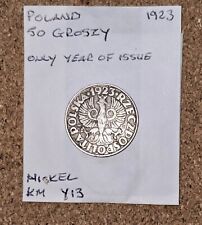 Poland 50 Groszy 1923 Nickel