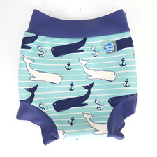 Splash About Happy Nappy Baby 6-12 Months Neoprene Swim Bottoms Moby Dick