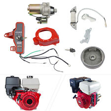 Electric Start Kits Flywheel Starter Motor Ignition Switch For Honda GX160 GX200