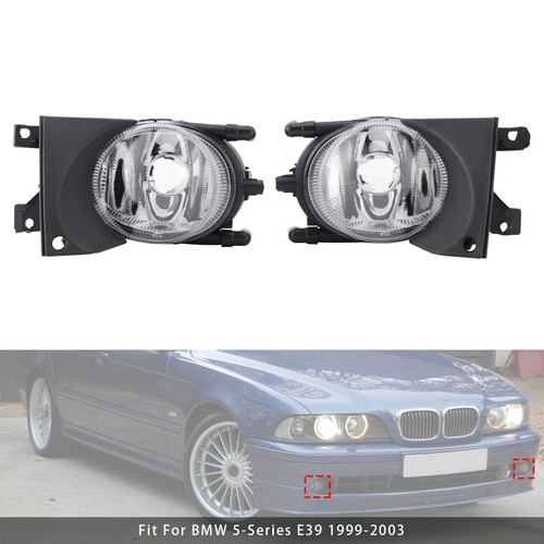 Pair front bumper fog - front, light