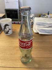 Coca Cola empty glass bottle