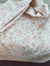 Vintage Laura Ashley Huge Shepherds Purse  Salmon Pink Fabric 47" x 376"