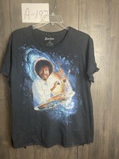 Bob Ross Mens T Shirt Black