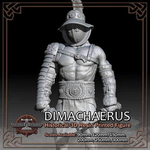 Dimachaerus roman gladiator - roman,