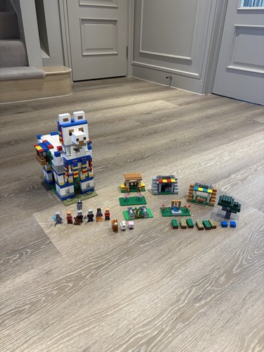 Lego minecraft llama village - lego,