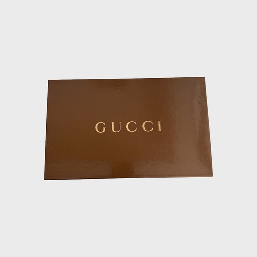Authentic gucci brown shoe box - brown,
