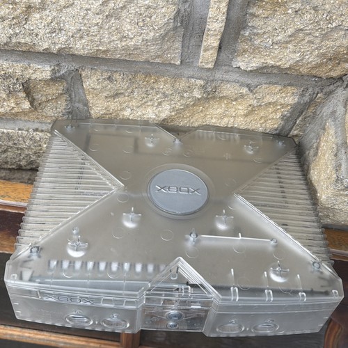 Original xbox crystal console - crystal,