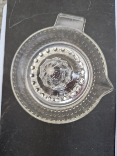 Vintage clear pressed glass - pressed,