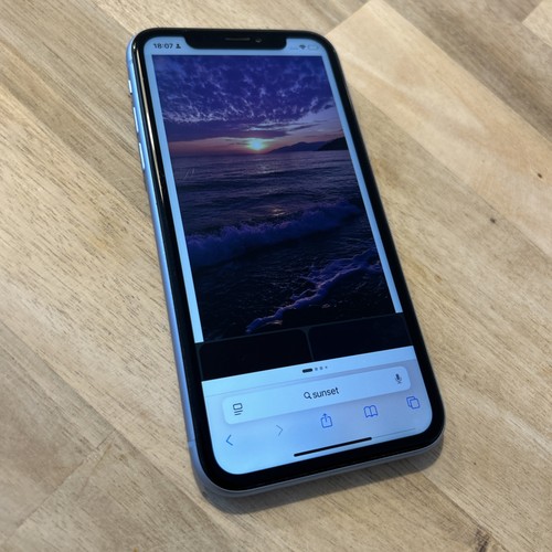 Apple iphone 64gb blue - iphone,