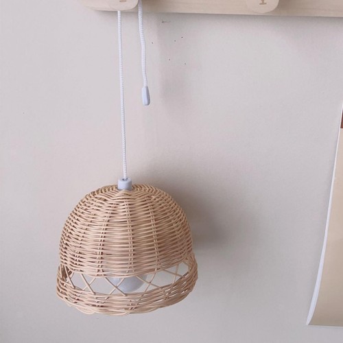 Rattan lampshade wicker - rattan,