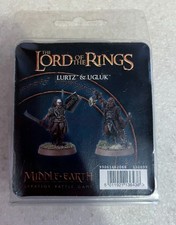 Warhammer Lord of the Rings MESBG metal Isengard Uruk-Hai Lurtz & Ugluk