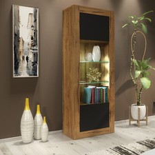 170cm Modern Sideboard | Display Cabinet | TV Stand | Free LED Black Matt Doors