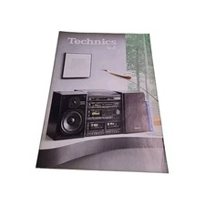 Technics Hi Fi Audio System Vintage Product Guide Catalogue Brochure Book