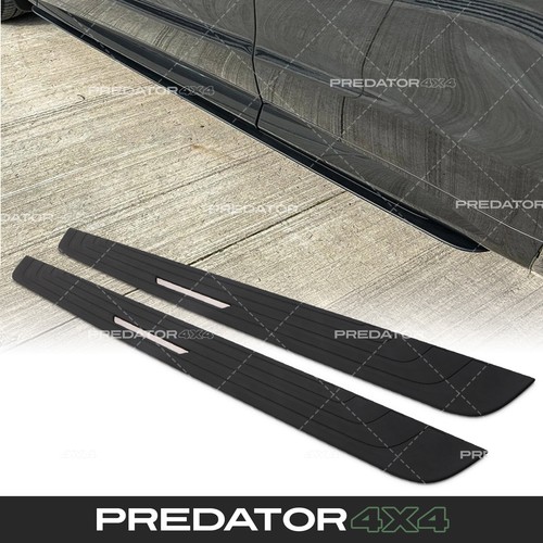 Black running board - black, steps