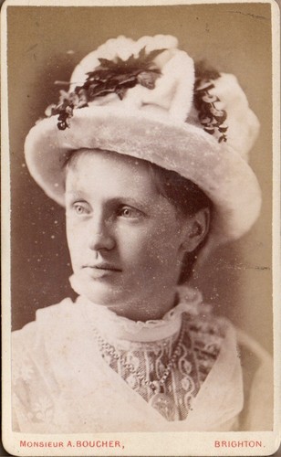 1877 brighton cdv young lady - 1877,