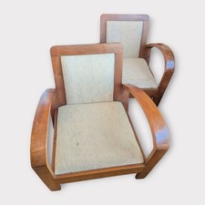 Vintage Curved-Arm Lounge