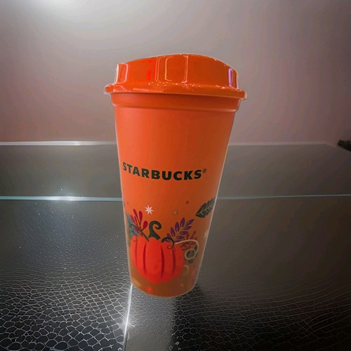 Starbucks orange pumpkin - starbucks,