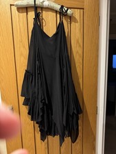 BNWOT All saints Pure Silk Frilled (parachute) Dress 8/10/12